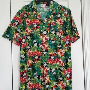AOP Disney Button Down Shirt